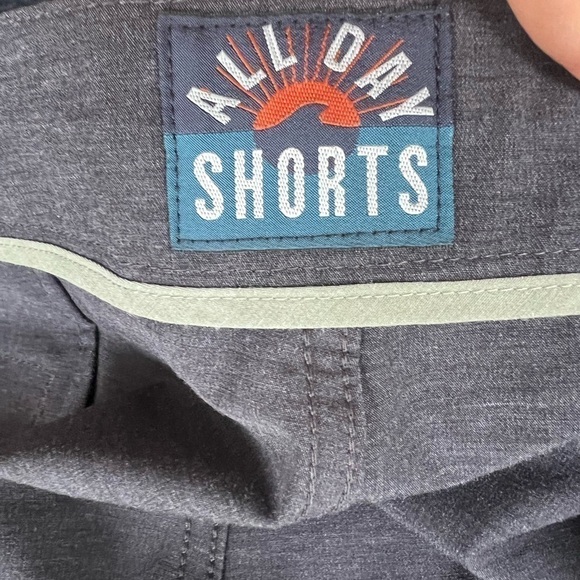Faherty Mens All Day Belt Loop blue Shorts size 40 preppy academia E - Picture 4 of 8